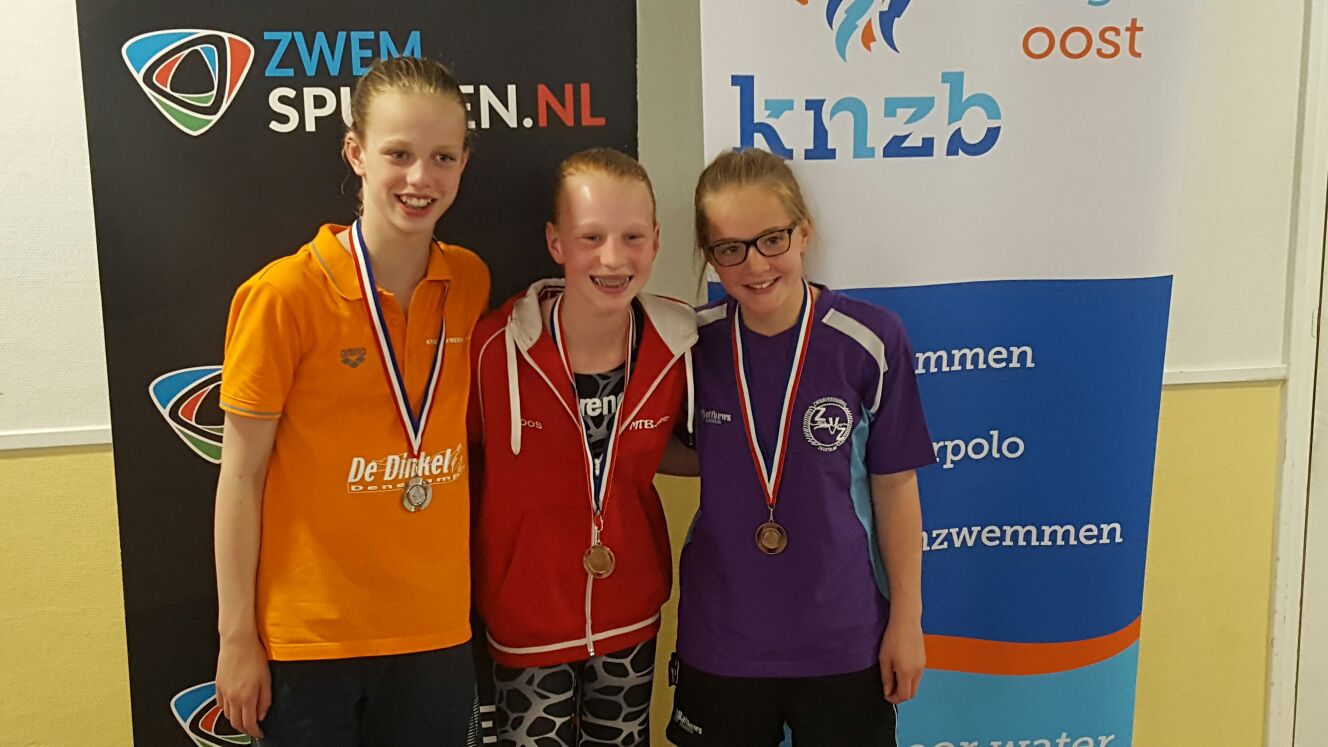 Myrthe Dorgelo wint brons bij Overijsselse A-Kampioenschappen
