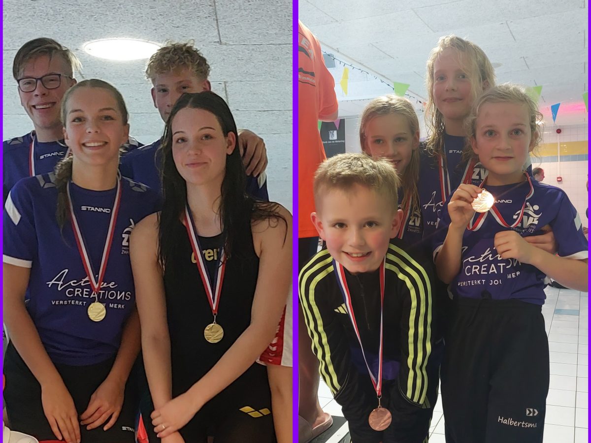 ZvZ zwemmers scoren medailles in Genemuiden