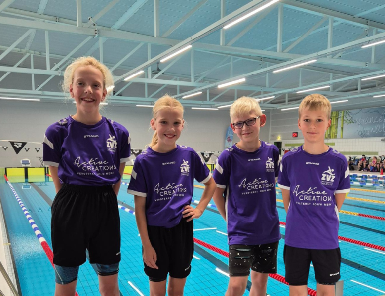 Zwemmers ZvZwartsluis pieken tijdens Overijsselse O12 Finales!