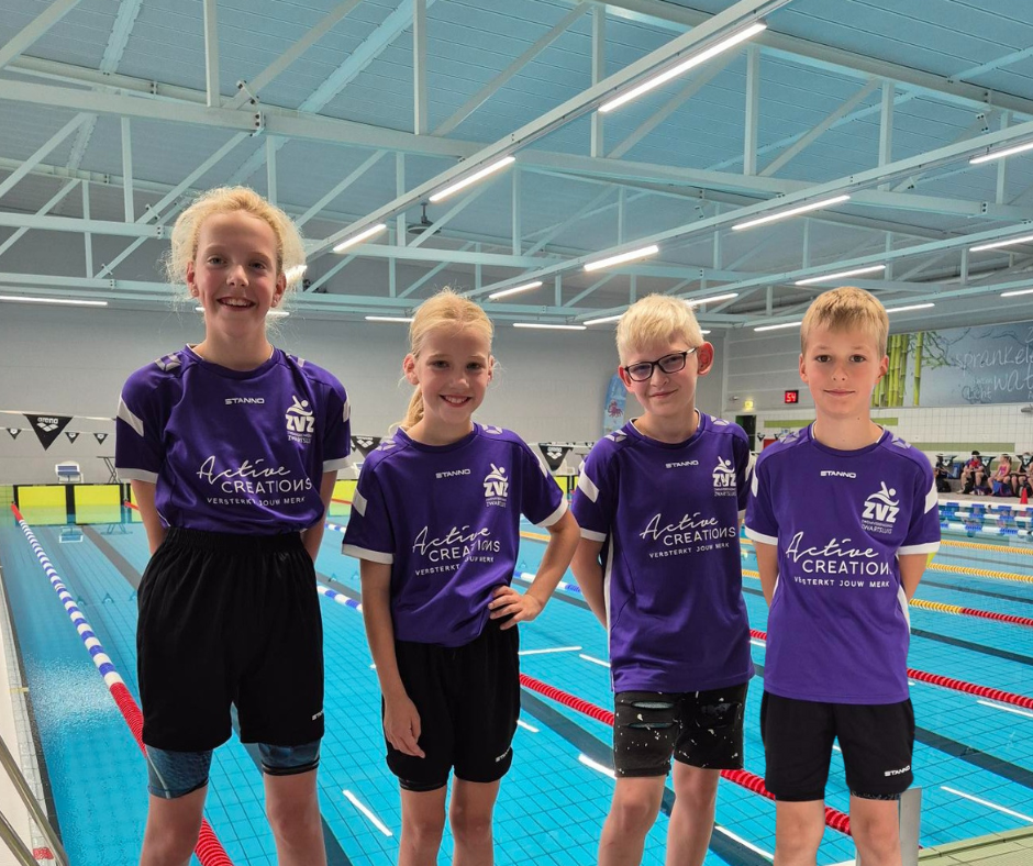 Zwemmers ZvZwartsluis pieken tijdens Overijsselse O12 Finales!