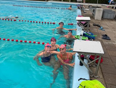 Tijdelijk trainen in buitenbad Hasselt