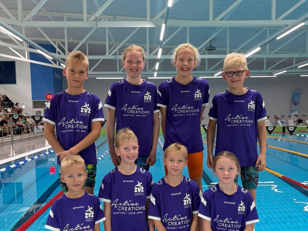 Goede start voor jonge ZVZ-zwemmers in Zwolle