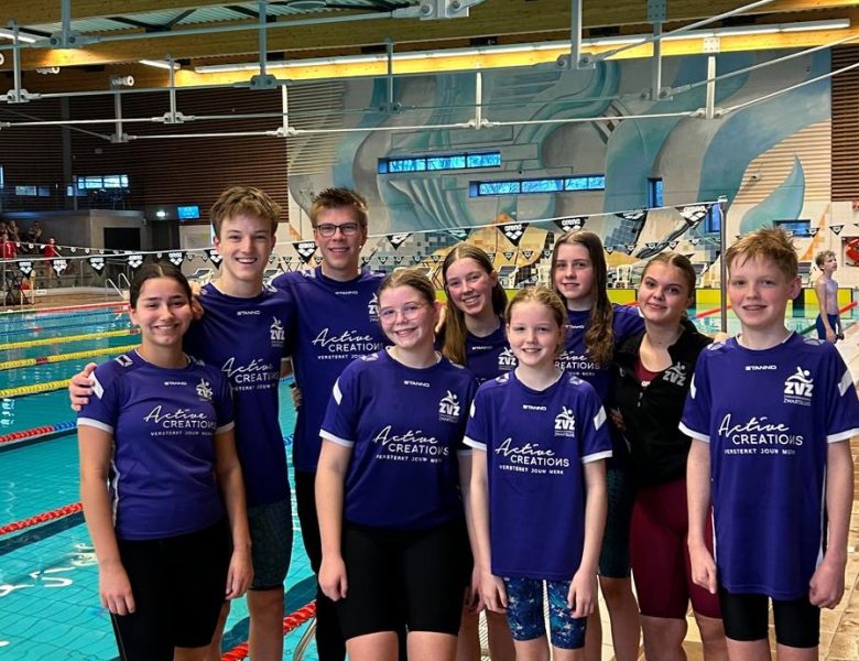 ZVZ zwemt sterk op Overijsselse B-kampioenschappen in Nijverdal