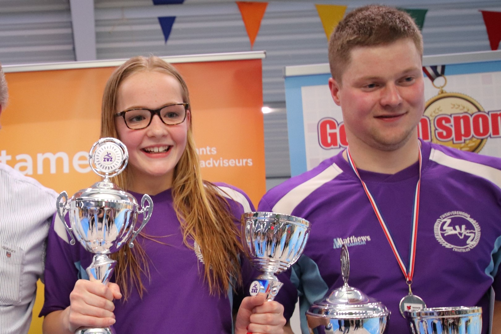 Myrthe Dorgelo en Pieter-Jan de Vries ZvZ clubkampioenen 2018 