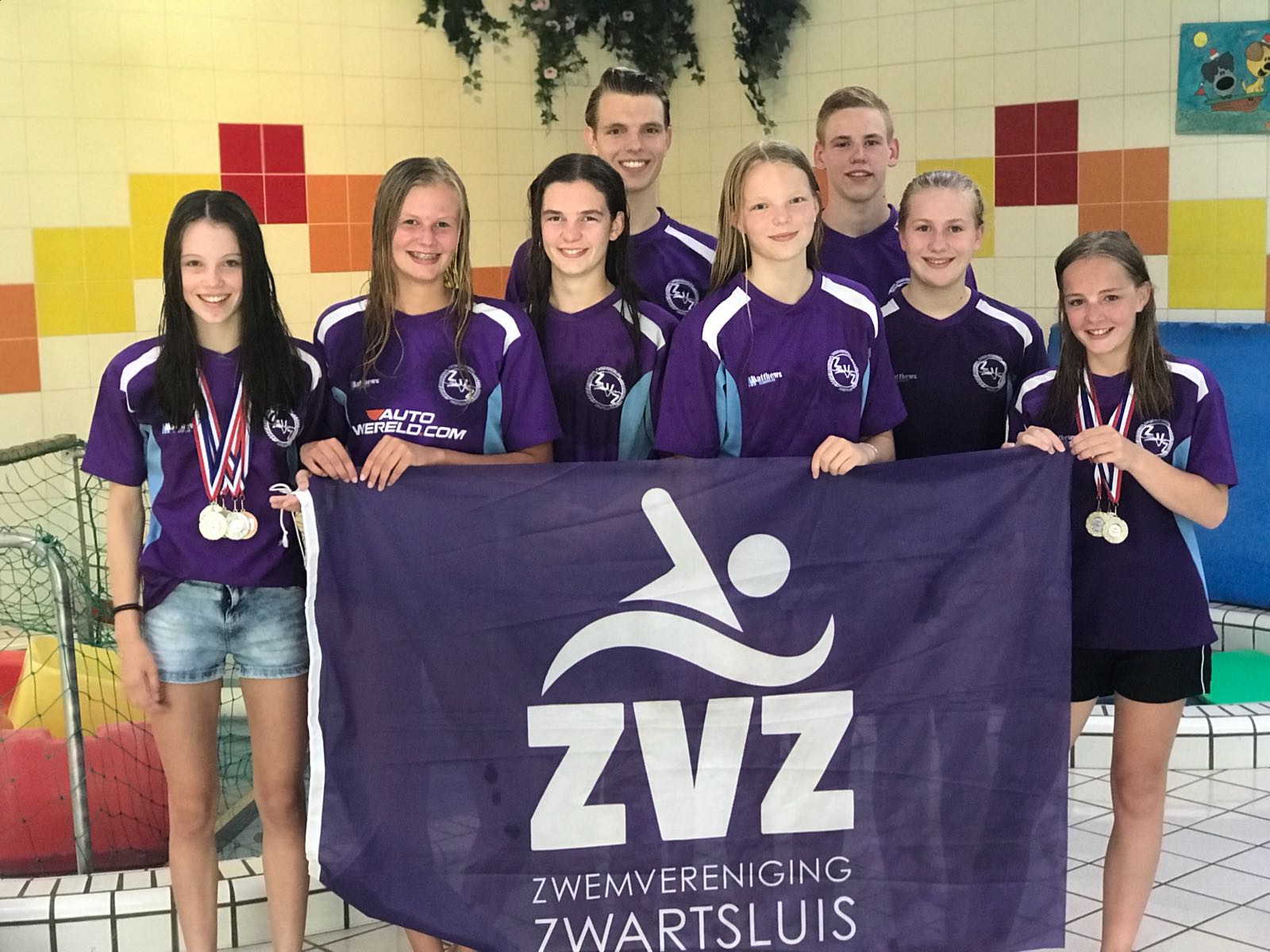 ZvZ junioren Myrthe Dorgelo en Kim Schraa kampioen van Overijssel