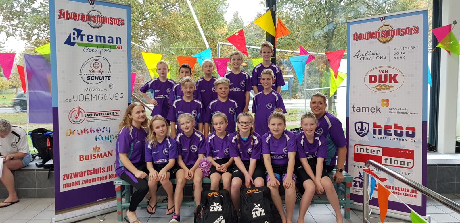 ZvZwartsluis verovert tweede plaats bij regionale Minioren Clubmeet