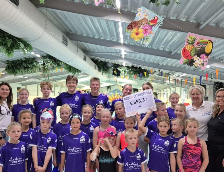Cheque Rabo ClubSupport t.w.v. € 655,37